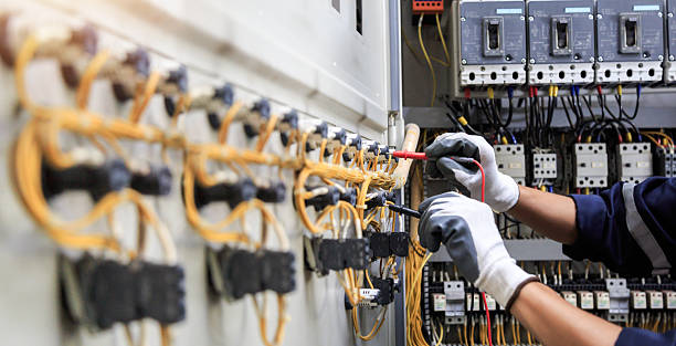 Professional Electrician technician working in Hightstown, NJ